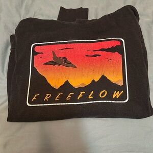 Black Graphic Hoodie